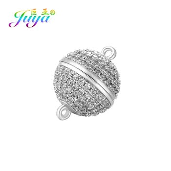 Juya 6pcs/veľa Veľkoobchod Silná Magnetická Spona Konektory Príslušenstvo Pre Ženy, Luxusné Prírodné Kamene, Perly, Korálky Šperky Robiť