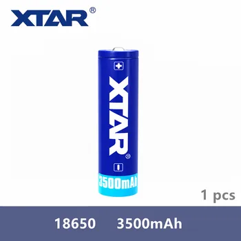 1 Ks originál Xtar Nabíjateľná 18650 3500mAh 3,7 V chránených batérie navrhnuté pre baterky prenosné zdrojov napájania atď.
