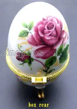 Qingmos Multicolor Čína Keramiky 70*100mm Vajcia Multi Účel Krabice na Šperky Displejov s Šperky Box Darček Porcelánu Box-box24