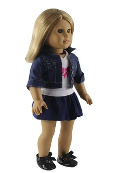 Módne Bábiky Oblečenie Nastaviť Hračky Oblečenie, Oblečenie pre 18-palcové American Doll Ležérne Oblečenie Mnoho Štýl pre Výber X116