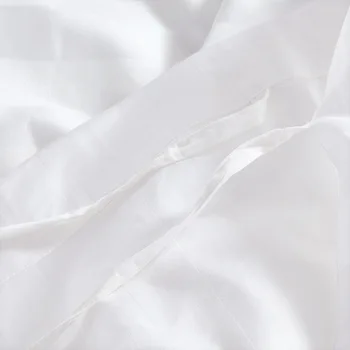 Bavlnená posteľná bielizeň nastaviť saténové pásy Luxusný Biely Hotel posteľná bielizeň jednoduché Dvojité Kráľovná King Size Perinu&Posteľ list&obliečka na Vankúš