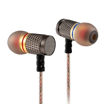 KZ EDR1 Pozlátené Bývanie Slúchadlá s Mikrofónom 3,5 mm Audio In Ear Monitor Basy Stereo Slúchadlá slúchadlá Slúchadlá