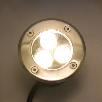SZYOUMY 3W LED podzemné lampy Pochovaný osvetlenie AC85-265V Vodeodolné IP65 LED Spot Poschodí Záhradu Dvore LED Svetlo