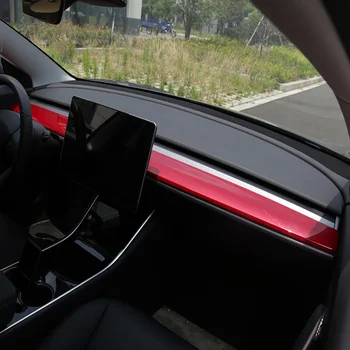 Koberec Dash mat Pre Tesla Model 3 2017-2020 Auto Tabuľa Nežnej Pokrytie Čiernym bloky prachu znižuje hluk auto príslušenstvo