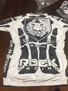 2019 Black/White Rock Dostihy, Športové Dresy Sady Pro Krátke Rukáv Bicicleta Cyklistické Oblečenie Priedušný Cyklistický Dres Ropa Ciclismo