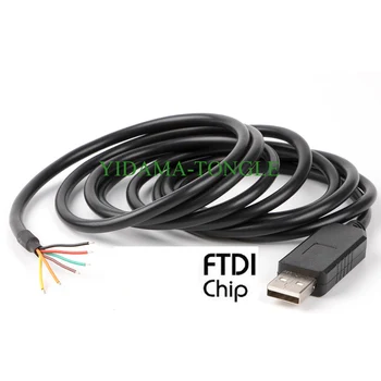 FTDI čip, usb 5v TTL UART sériový kábel, drôt koniec, 1,5 m, TTL-232R-5V-SME kompatibilné