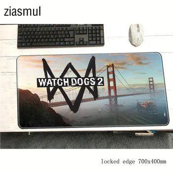 Watch Dogs 2 padmouse 700x400x3mm gaming mousepad hra hrubé podložka pod myš hráč počítač, písací stôl anime mat notbook mousemat pc