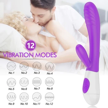 Silný Králik Vibrátory pre Ženy Stimulácia Klitorisu Chargable Dildo Penis Vibrátor sexuálnu Hračku, Samica pre Páry Dospelých Produkt