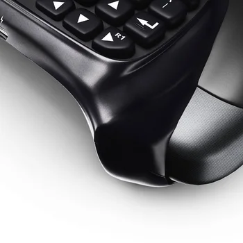 Na sklade! 1pc 3,5 mm Konektor Čierne Mini Bezdrôtovej Chatpad Hlásenie Klávesnica pre PS4 Radič Veľkoobchod