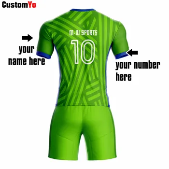 Polyester 2020 dres futbal Sublimačná Športové Oblečenie Futbal kit Mužov Futbalové dresy