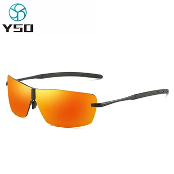 YSO 2020 Mužov Polarizované slnečné Okuliare UV Ochrana Človeka bez obrúčok Slnečné Okuliare Pre Jazdy Autom Turistiku, Rybolov Muž Okuliare A533