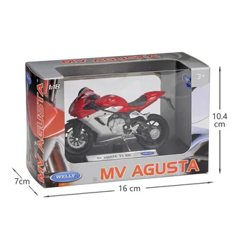 1:18 Well MV Agusta F3 800 Diecast Motocykel