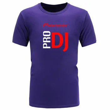 BAIJOE 2018 DJ štýl Pioneer O-NECK T-shirt Mužov nové letné módne tričko pre Pioneer DJ PRO T Shirt Mužov Tees