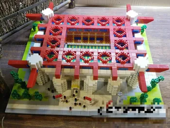 2019 Medzinárodnej AC Miláno-Futbalový Klub San Siro Meazza Štadión 3D Model Mini Diamon Stavebné Bloky Hračka Zber