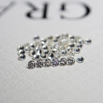 1 Karát /Taška GH farba 2.40 MM Brilantné Cut-diamond Kameň Voľné Moissanite Diamant na šperky