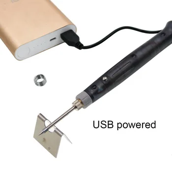 5V 8W USB Powered Elektrická Spájkovačka Spájkovacie Pero Zváranie Zbraň Ručné Nástroje Súpravy Rýchly Ohrev Vonkajší zváracích nástrojov
