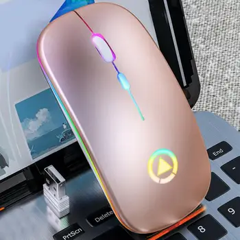 4 Farby Wireless Mouse Tiché PC Herný Počítač Myš pre Hráčov, Ergonomické Myši Optické Tichý USB Myši Na Notebook PC