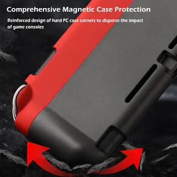 Prepínač Lite Ochranné puzdro Taška Spony, Magnetické Uchytenie Prípade PC Pevný Zadný Kryt Plášťa Pre Nintendo Prepínač Lite Hra Príslušenstvo