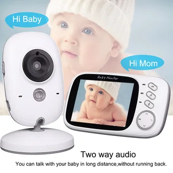 VB603 Baby Monitor Bezdrôtového HD Nočné Videnie obojsmerné Audio Opatrovateľka Fotoaparát Dieťa Spí Teplota Video Monitor Bezpečnostné Kamery