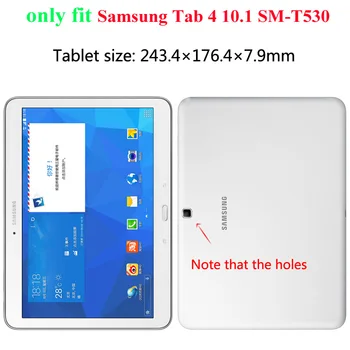 Pre Samsung Galaxy Tab 4 10.1 palcový Prípade Cartoon Jednorožec Kožený Kryt Pre Galaxy Tab 4 10.1 SM T530 T531 T535 Prípade + film