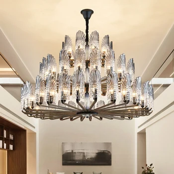 Americký Luster Osvetlenie Moderného Obývacej Miestnosti Dekorácie Lustre Iron Art Jednoduché Jedáleň Osvetlenie Spálne Visí Lampa