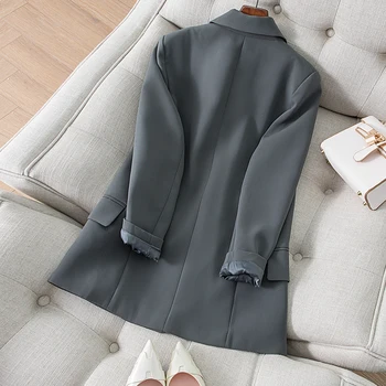 2021 Móda Jeseň Zima Ženy, Pracovné Oblečenie Suitblazer Feminino Sako Femme Kabát Pracovné Oblečenie Coats