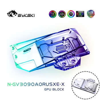 Bykski 3090 3080 GPU Blok Vodného Chladenia Pre Gigabyte AORUS RTX 3090 3080 XTREME Grafická Karta,VGA Chladič ARGB,N-GV3090AORUSXE-X