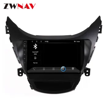 360 Kamery Android 10 systém Auto Multimediálny Prehrávač Pre Hyundai Elantra 2010-13 GPS Navi Rádio stereo IPS Dotykový displej vedúci jednotky