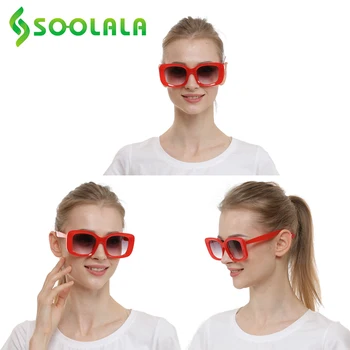 SOOLALA 2021 Nové slnečné Okuliare, Okuliare na Čítanie Pre Ženy, Tónované Objektív Presbyopic Reader Okuliare na Čítanie +1.0 1.5 2.0 2.5 3.0 3.5 4.0