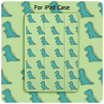 Mäkké Dinosaura Magnet Flip Cover Pre iPad Pro 2020 7. generácie Prípade Leteckej 2 11 Pro Prípade Tabletu Skladacie Prípade Auto Sleep/Wake
