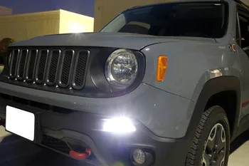 6000K-Biele 1157 LED Žiarovka v roku - 2017 Jeep Renegade Denných prevádzkových DRL Svetlo