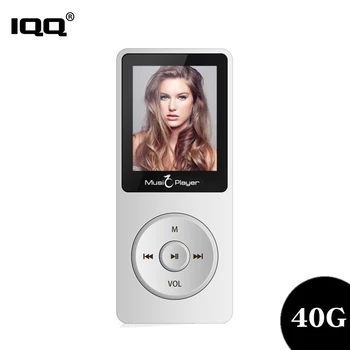 IQQ Novú Verziu Tenký MP3 Prehrávač X02 Vstavané 40G a Reproduktory, môžete hrať 80H Lossless prenosné walkman s rádio /FM/ nahrávanie