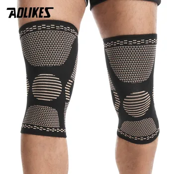 AOLIKES 1Pair Medi Koleno, Ortézy na Bolesť Artritídy a Podpora kolena rukáv Kompresie pre Športové Cvičenie Artritída Úľavu