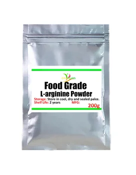 50 g-1000 g potravinársky vysokej čistoty. L-arginín prášok, L-arginín prášok, esenciálne aminokyseliny, výživové doplnky. Podporovať th
