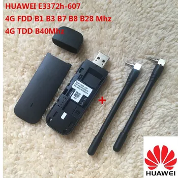 Odomknúť Nové Huawei E3372 Hilink E3372h-607 ( plus pár antény ) 4G LTE 150Mbps USB Modem 4G LTE USB Dongle E3372h-607