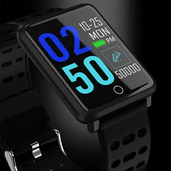 F3 Digitálne Smartwatch Nové Inteligentné Náramkové hodinky Nepremokavé Športové Smart Hodinky Srdce Reat Krokomer Pre iPhone Android Mužov Hodiny
