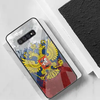 Albánsko arménsko Rusko vlajka Znak Zákazník Telefón Prípade Tvrdeného Skla Pre Samsung S20 Plus S7 S8 S9 S10 Plus Poznámka 8 9 10 Plus