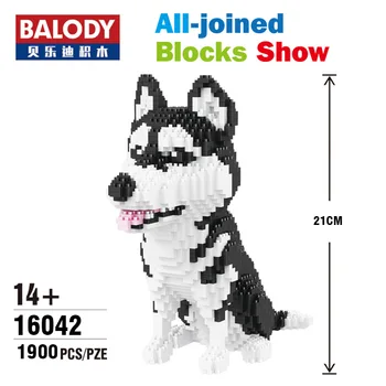 2000+pc, Domáce zvieratá Stavebné Bloky roztomilý kreslený psov model hračky tehál Vzdelávacie Hračky Pre Deti Zber Obrázok Hračky Model
