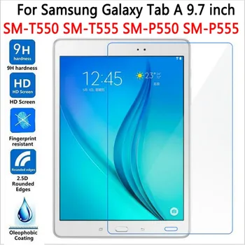 Vysoko Kvalitného Tvrdeného Skla pre Samsung Galaxy Tab 9,7 T550 T555 Screen Protector pre Kartu 9,7 S-Pen Verzia P550 P555 Prípade