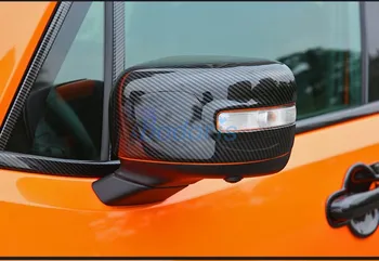 Carbon Fiber Farba Svetlo Hmlové Svietidlo Zrkadlo Stierač Letný Rukoväť Exteriéru Obloha Výbava Auta Styling Pre Jeep Renegade Príslušenstvo