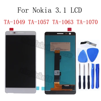 Pôvodný Pre Nokia 3.1 LCD Displej Dotykovej Obrazovky Pre Nokia 3.1 CK-1049 TA-1057 TA-1063 TA-1070 digitalizátorom. nahradenie Opravy Dielov