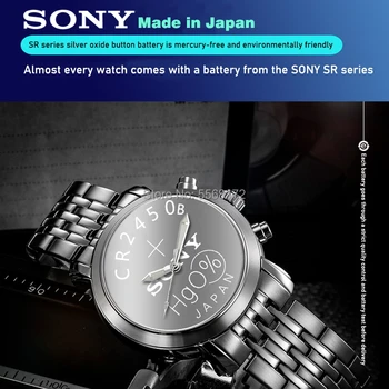 5 KS na Originálne Sony CR2450 CR 2450 3V 550mah Lítiové Batérie Pre Hodinky hodiny načúvacie prístroje Krokomer Tlačidlo okrúhlu