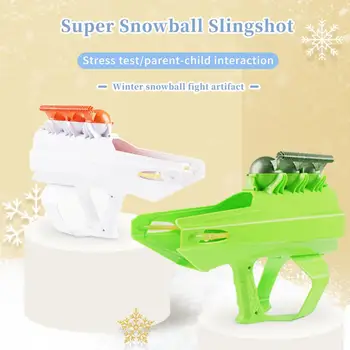 Guľovačku Snehu Hry Snowball Launcher Vody Loptu Blaster Hračka Pre Sneh, Pláž Zimné Hračka Vianočný Darček