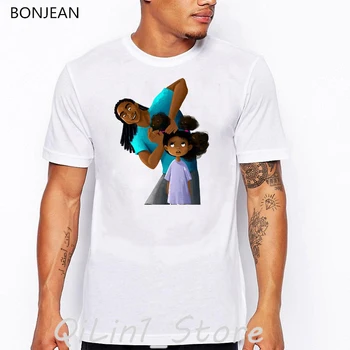 Super otec tričko Africké čierne tee tričko homme zábavné tričká, melanín, tričko letné top streetwear camisetas hombre t-shirt