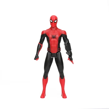 29 cm Marvel Black Spider-man Ďaleko Od Domova PVC Akcie Obrázok Titan Hrdina Série Míľ Morales Spiderman Zberateľskú Model Hračky