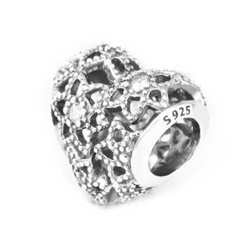 DIY Korálky pre Šperky, Takže Mincový Striebro-Šperky Otec je Láska Perličiek Jasné, CZ Charms Striebro 925 Berloque Perles Ženy