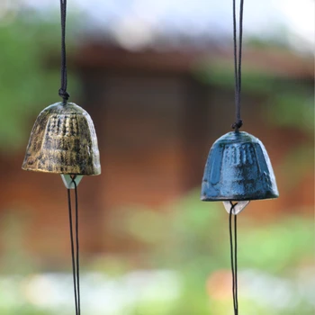 Sada 3 Tradičné Japonské Iwachu liatinový Zvon zvonkohry, Terasa, Výzdoba Chrámu Bell Domov Ideálny Darček