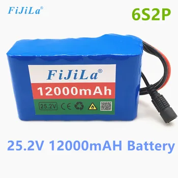 6s2p 25.2 V 12Ah Batérie, Lítiové Batérie, 25.2 v 12000mAh Elektrický Bicykel /Elektrický/Li ion Batéria s BMS