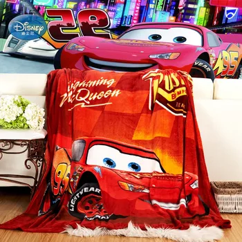 Disney Blesk Mc Queen Cars Deka 150x200cm Deti Chlapcov Detí Obľúbené Kreslené Spálňa Decor Posteľ Hodí Prikrývky