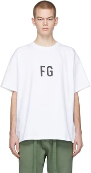 2021 Bavlna Nadrozmerná Reflexné T-Shirt Mens Ženy Bežné 1:1 FG Druhom Letné Štýl tričká Top Tees